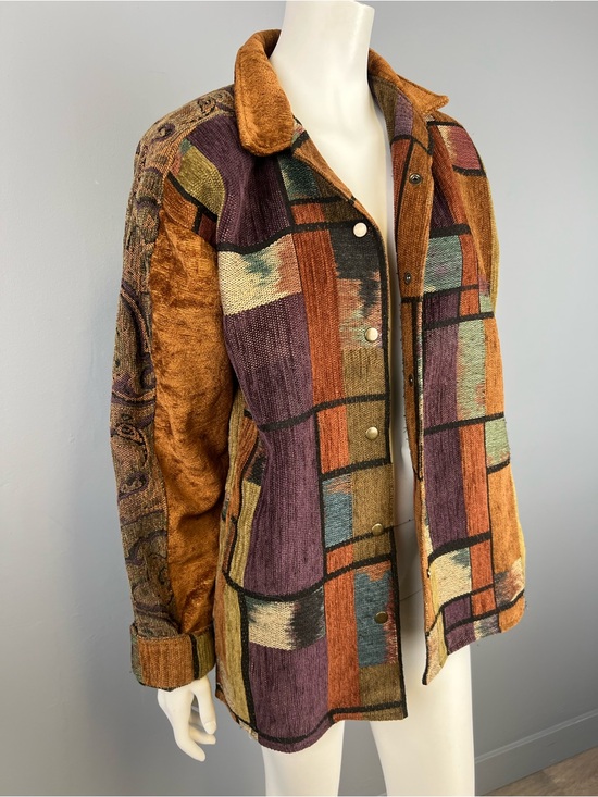 Villa factory Jackets & Blazers - Vintage Villa Factory made in Canada Women's Jacket - Rustic Autumn Hues